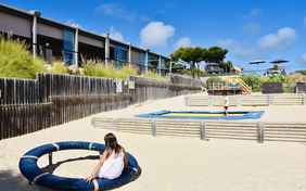 Spielplatz direkt am As Dunas Restaurant